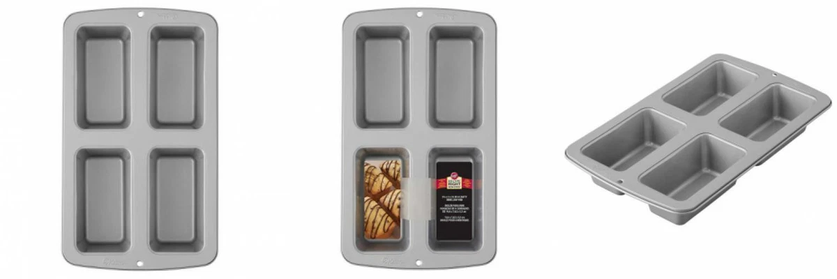 Wilton 4 Cavity Mini Loaf Pan