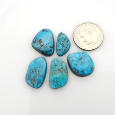 Natural Morenci Turquoise cabochons cabs Gemstones gems stones m436