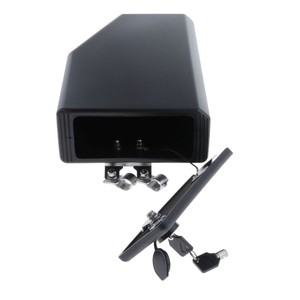 ABS Toolbox mit 2 Schlüsseln Gepäckträgeraufbewahrung 5L hinten links