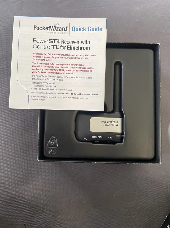 Pocket Wizard Power ST4 Remote Control Receiver For Elinchrom RX EX - Image 3 of 3