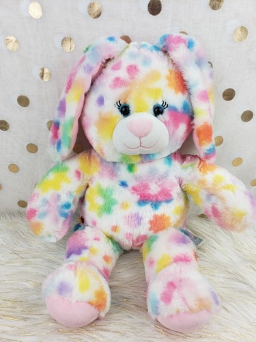 Costruisci un orso graziosi petali coniglietto 16" peluche coniglio pasquale fiori pastello BABW - Foto 3 di 10
