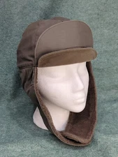 Albert Kempf, Teunz German Military Cold Weather Pilot Cap Size 58 Vintage 1988