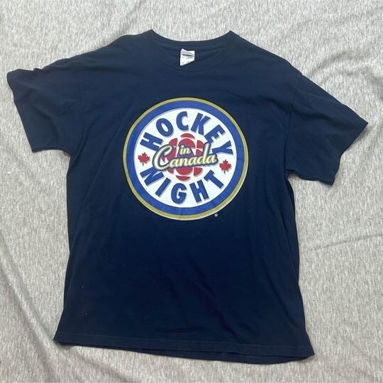 Hockey Night in Canada Shirt mens extra large fruit of the loom