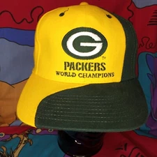 Green Bay Packers Champions Snapback Hat Cheese Head Citgo Cap NFL