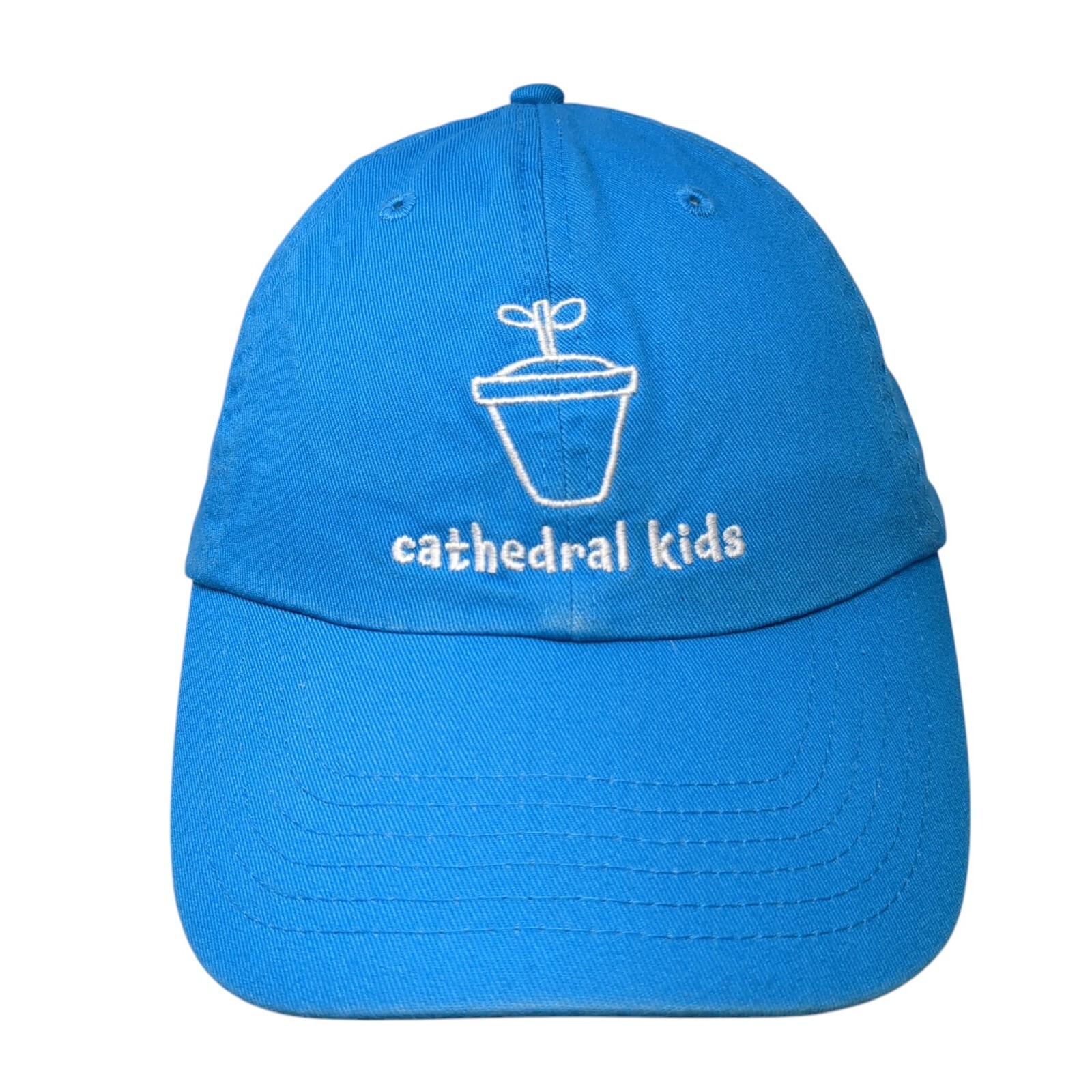 Cathedral Kids Slideback Hat Blue One Size Adjustable Embroidered