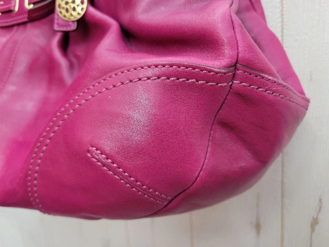 Borsa Coach vintage a mano in pelle rosa archivio Y2K