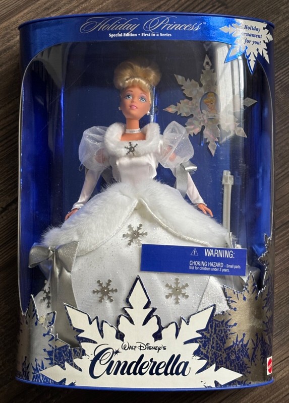 Holiday Princess Cinderella Barbie 1996 Mattel / Disney RARE STILL SEALED NEW