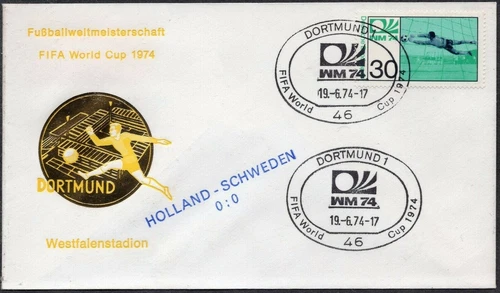 Germany 1974 - FIFA - World Cup -Dortmund - Match Nederland-Sweden - Cover