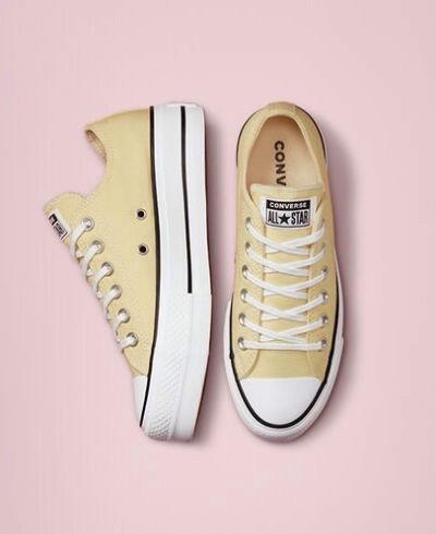 New NIB Converse Lemon Yellow All Star Chuck Taylor Platform