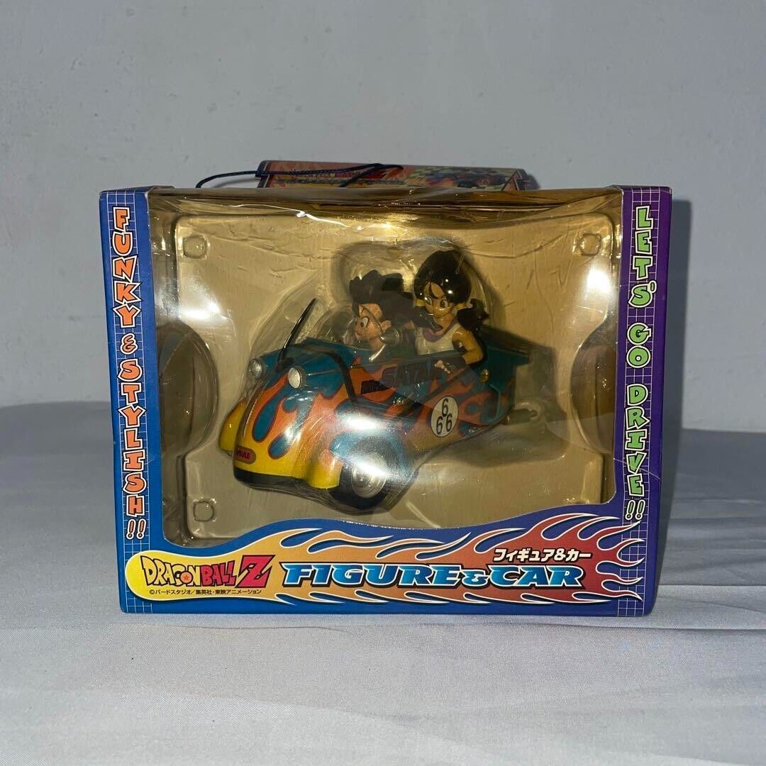 Dragon Ball Z Figure & Car Gohan Videl Banpresto Prize toy Dragon Ball Z Figure & Car Gohan Videl Banpresto Prize toy