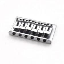 KD By AxLabs Hardtail Bridge - 3-Screw Mount, String-Through-Top - Satin Chrome