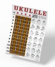 Ukulele Fretboard Chord Wall Chart Poster Chords Soprano Concert Tenor Beginner
