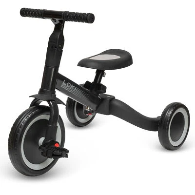 ib style® LOKI 4-in 1 Multifunktions Dreirad Laufrad Laufhilfe Balance bike Kind