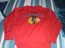 NHL Chicago Blackhawks sweatshirt / jersey XL Majestic 
