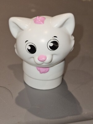Mega Bloks White Cat Kitten (222
