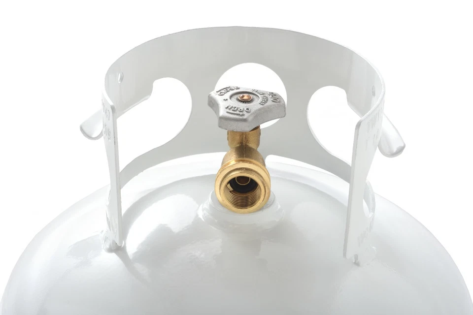 Twin Pack 30 Lb. Vertical Propane Cylinder Refillable Steel tank with OPD Valve - Image 3 of 3