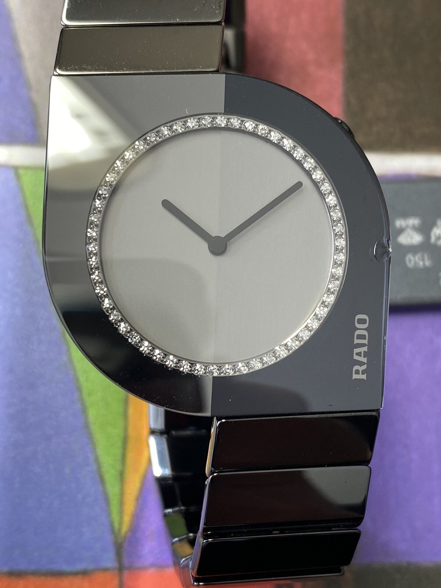 Rado Cerix 34mm Silver Dial Diamond Bezel Unisex Watch R25472712