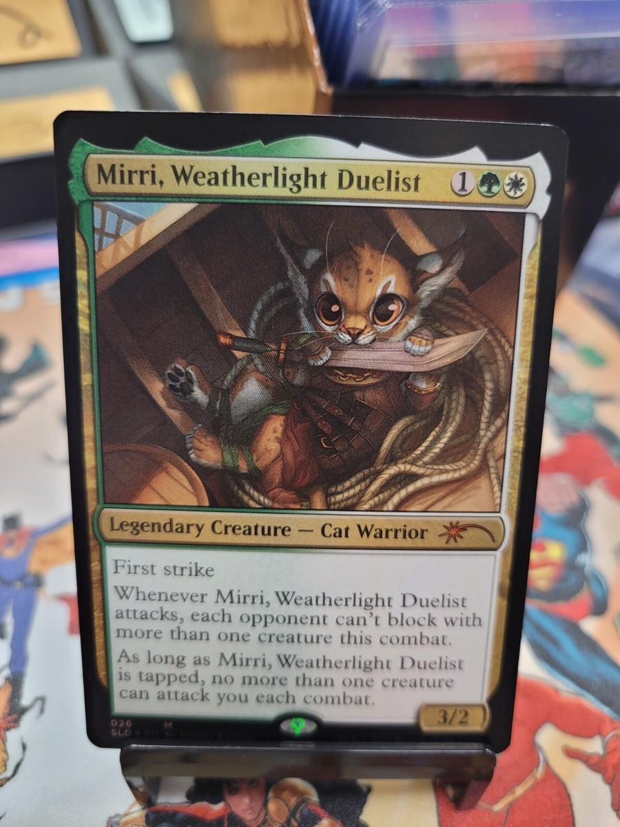 MTG FOIL Mirri, Weatherlight Duelist Secret Lair Magic the