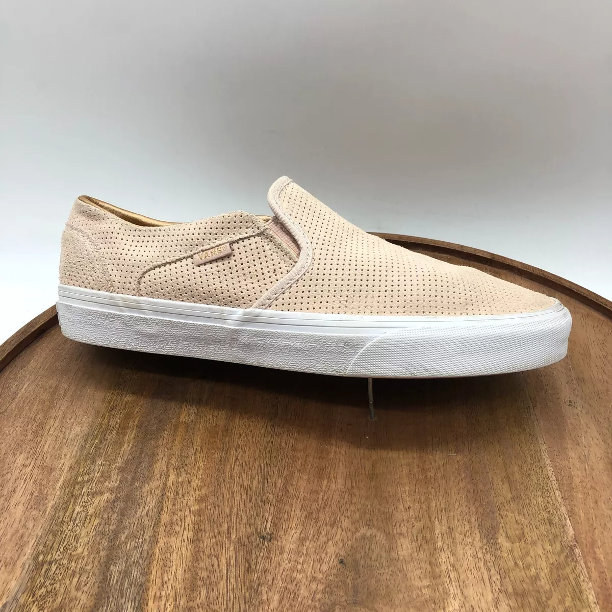 Vans asher top perforated slip on