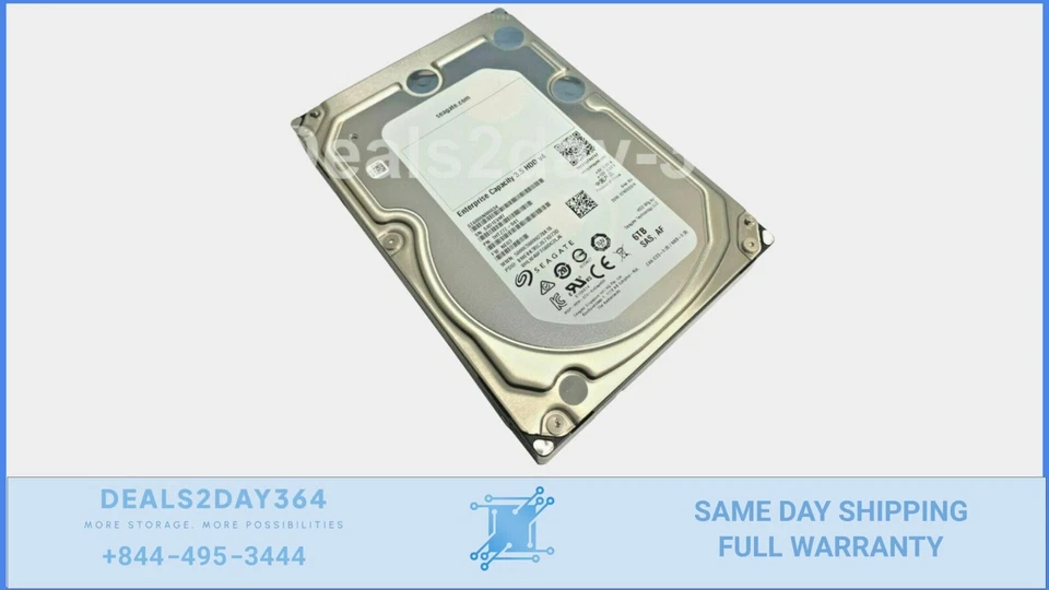 LOT OF 10-Seagate ST6000NM0034 6TB 7.2K RPM 12Gb/s 3.5"SAS HDD Hard Drive - Image 2 of 2