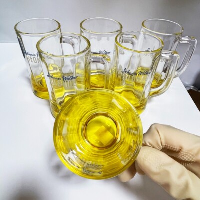 Johnnie Walker Blonde Logo Jug Highball Glass Limited Edition RARE