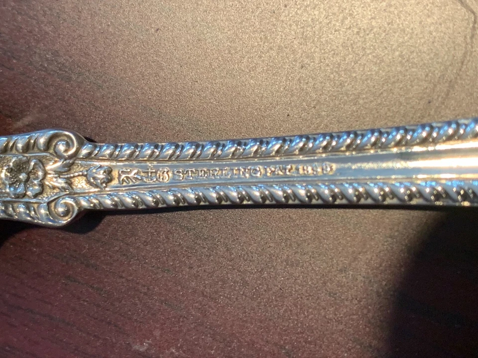 JUEGO DE 6 SERVIDORES CAMBRIDGE BY GORHAM STERLING TODOS SIN MONOGRAMA GRAN FORMA Foto 2 de 4