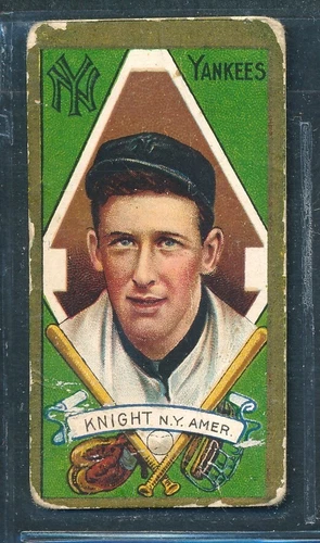 1911 T205 Polar Bear: JACK KNIGHT New York Yankees ~ FAIR to GOOD