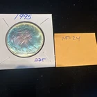 1995 1 OUNCE SILVER EAGLE MONSTER RAINBOW TONING