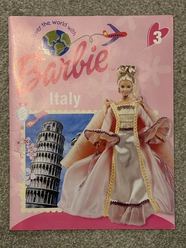 Vintage Barbie ‘Discover The World’ Collectible Magazine & Outfit #3 Italy