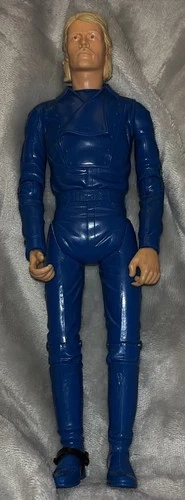1968 Marx Johnny West General Custer Fort Apache Fighters Blue Figure Nice