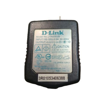 D Link Model No JTA0302B 100 - 120 Volt Wall Plug  5.0v 2.5A