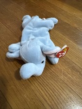Ty Beanie Babies Peanut The Elephant - Light Blue