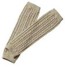 Mizuno Women's Breath Thermo Cable-Knit Leg Warmers Heat-Generating Material