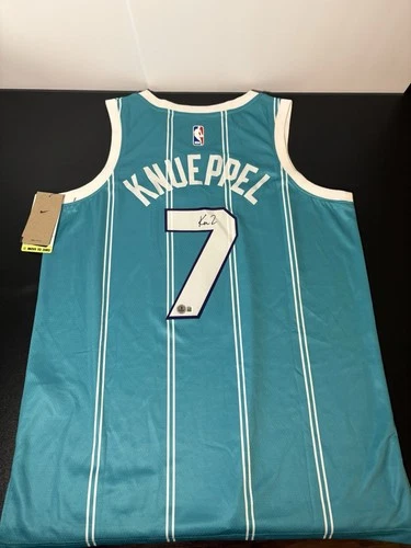 Kon Knueppel Signed Autographed Charlotte Hornets Basketball Jersey Beckett Hot
