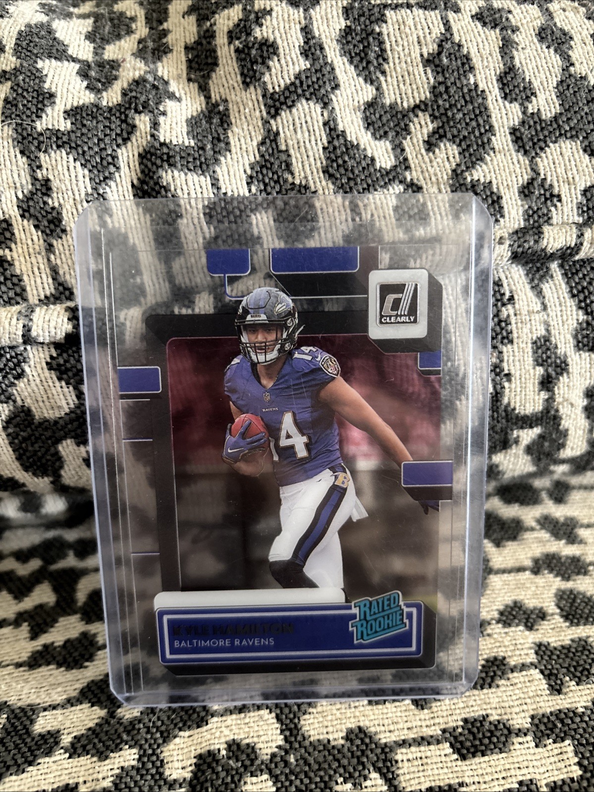 2022 Donruss Clearly NFL - Kyle Hamilton - Rated Rookie - #88 RC Ravens 🐦‍⬛🟪