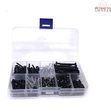 Electric Guitar Screw Kit 248 Pieces Assortment Box for Bridge Pickup Tuner