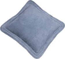 Suede Sandbag – Anvil/Bench Block Jewelry Pad – 5.5” Square – Use for Jewelry Me