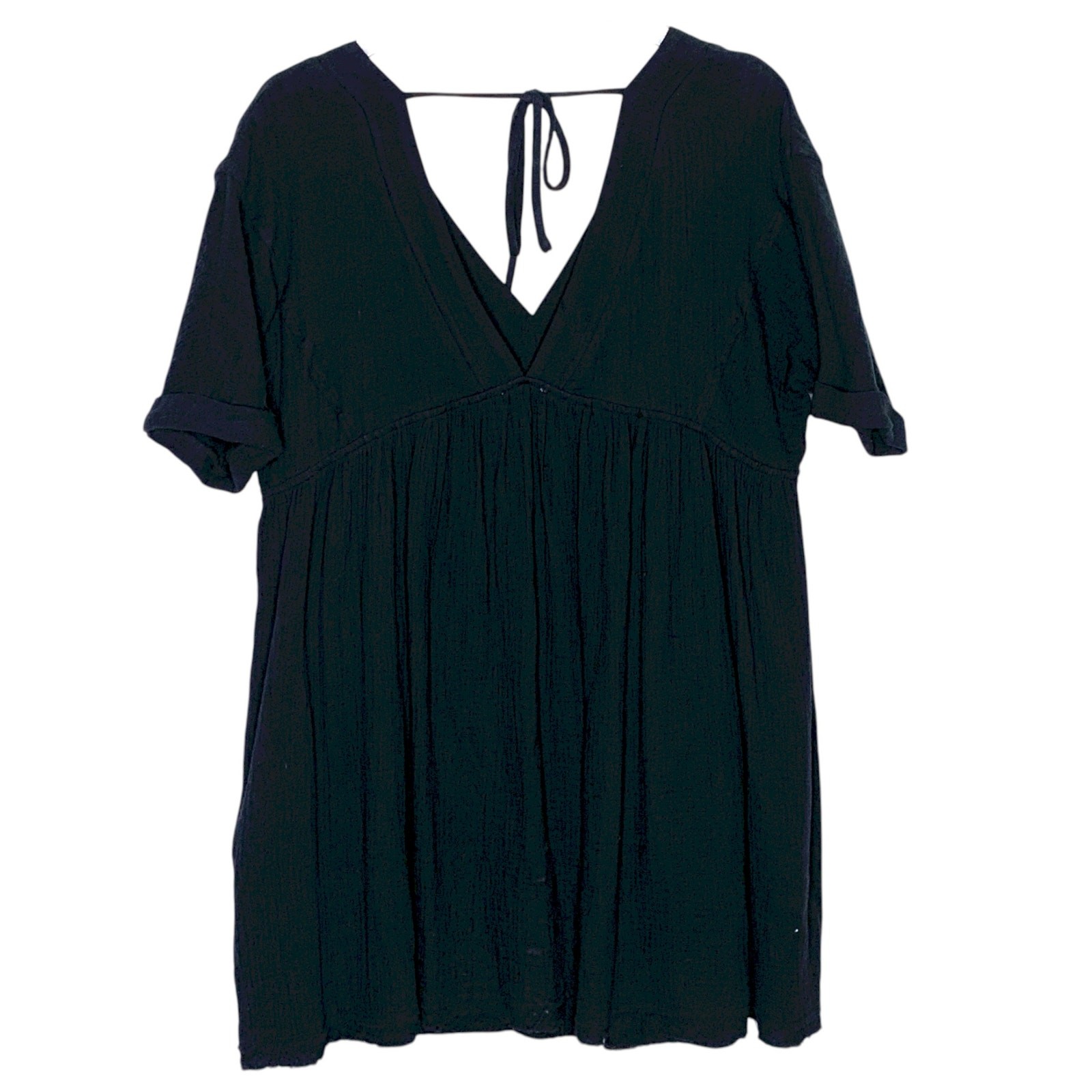 Entro Clothing L Solid Rolled Sleeve Basic Babydo… - image 2