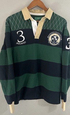 Irish Heritage Collection Rugby Polo Shirt Jersey Ireland Embroidery Mens Size S