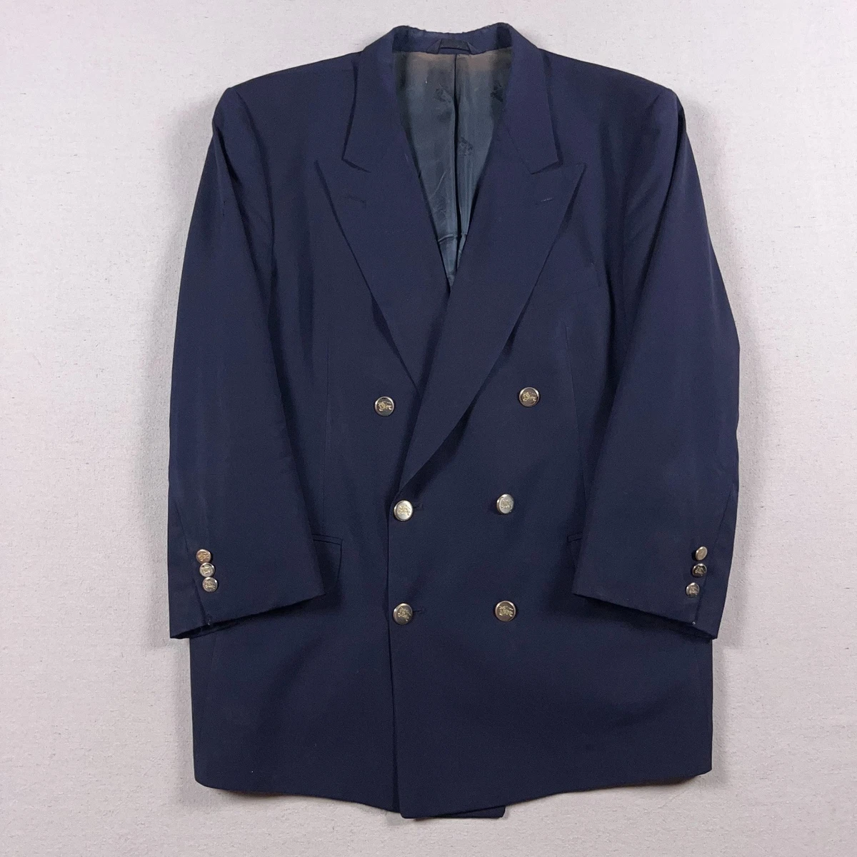 Burberry Blue Double-Breasted Suits & Blazers for Men for sale | eBay