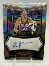 Azura Stevens 2025 Panini Select WNBA Prizm #SG-AS AUTO Los Angeles Sparks