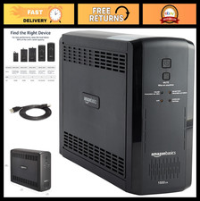 1500VA UPS Battery Backup Surge Protector, 10 Outlets, Sinewave Technology, Bl
