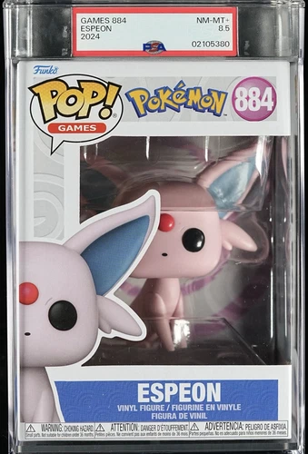 Espeon Games Pokemon 884 Funko Pop! PSA 8.5 NM-MT+