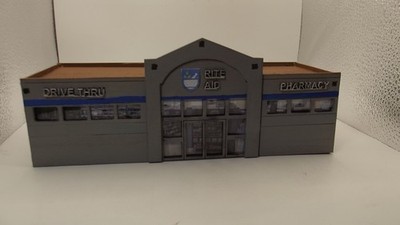H.O. Scale Rite Aid Pharmacy Laser Cut Kit LB#111