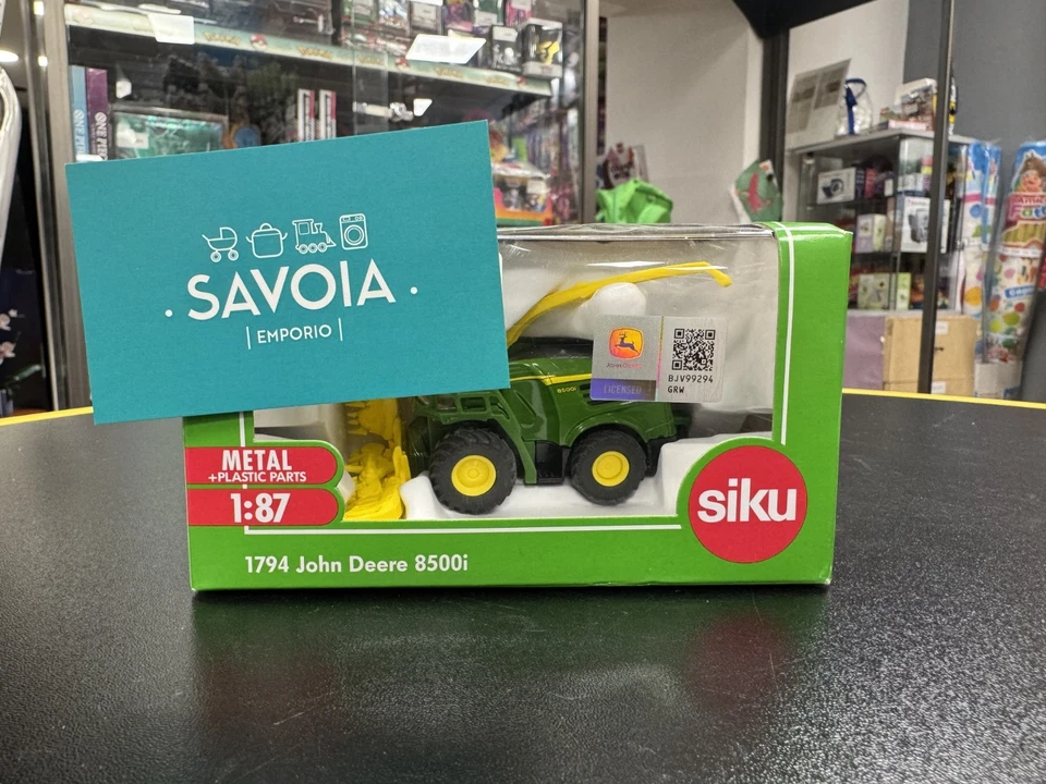 SIKU 1794 - modellino 1:87 - TRINCIA MAIS JOHN DEERE 8500i - NUOVO - SIGILLATO - Immagine 2 di 4