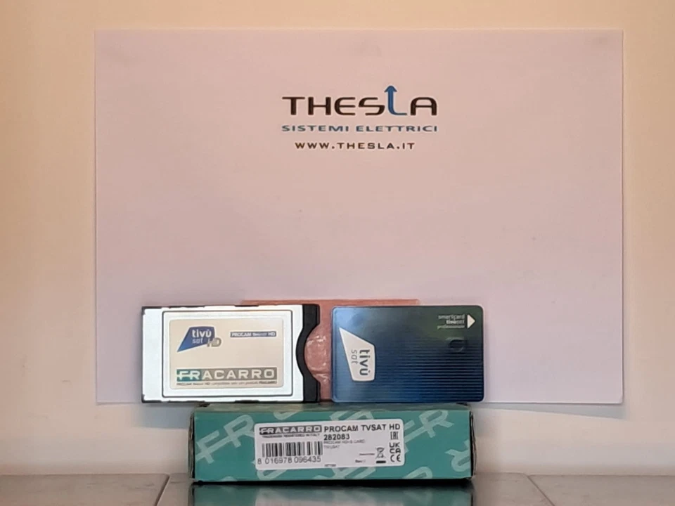 CAM professionale multidecrypt TivùsatHD e Smart Card Tivùsat hospitality 282083