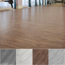 36Pc Vinyl Floor Planks 54 sq.ft Self-Adhesive Flooring Tiles Natural Wood Grain