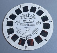 Vintage Teenage Mutant Ninja Turtles View-Master Stereo Reel.