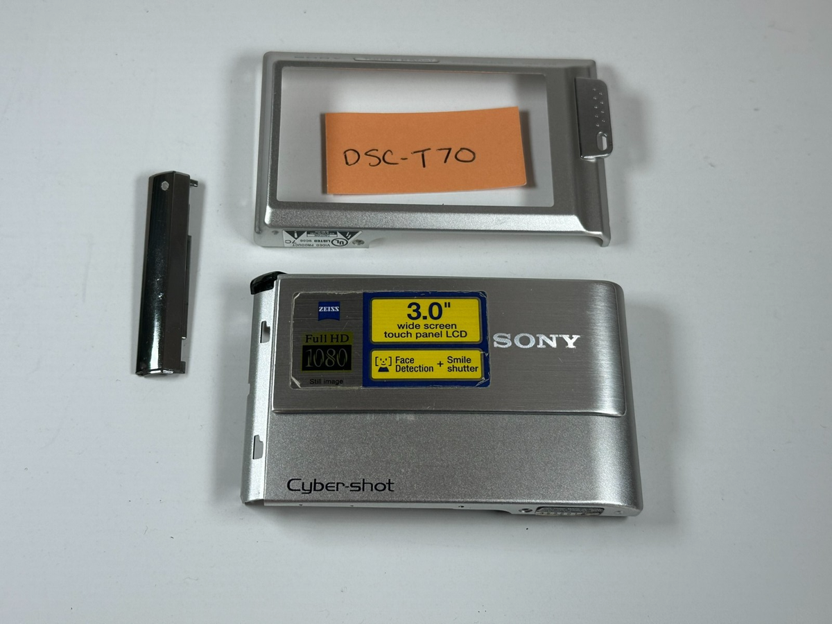 SONY Cyber-shot DSC-T70 本体とケース Sony Cyber-shot DSC-T70 Front & Back Cover Digital Camera Housing