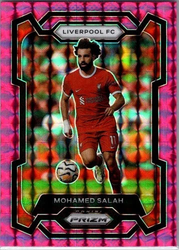 2023-24 Panini Prizm Pink Mosaic Prizm #73 Mohamed Salah Liverpool